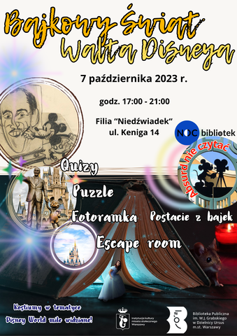 Noc Bibliotek 07.10.2023